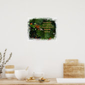 Kolibrie foto met Hafez citaat Poster (Keuken)