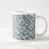 Kolibrie gebladerte blauw grote koffiekop (Rechts)
