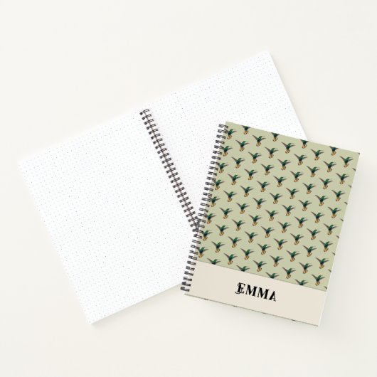  kolibrie gepersonaliseerd notitieboek (Binnen)