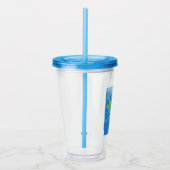 Kolibrie: gestileerd acryl drinkbeker (Rechts)