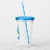 Kolibrie: gestileerd acryl drinkbeker (Links)