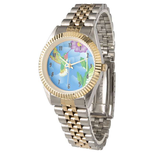 Kolibrie: gestileerd horloge (Gekanteld)