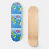 Kolibrie: gestileerd persoonlijk skateboard (Voorkant)