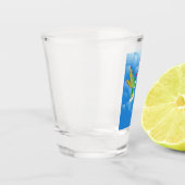 Kolibrie: gestileerd shot glas (Links)
