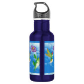 Kolibrie: gestileerd waterfles (Achterkant)