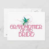 Kolibrie Grootmoeder van de bruid Briefkaart (Voorkant / Achterkant)