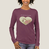 Kolibrie Hart Droom Vogel Tri-Blend Shirt (Voorkant)