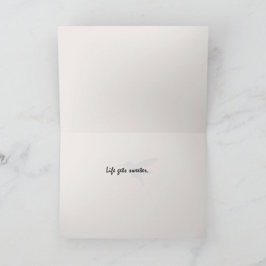 Kolibrie herstel aanmoediging kaart (Binnen)