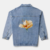 Kolibrie & Hibiscus Denim Jacket (Achterkant)
