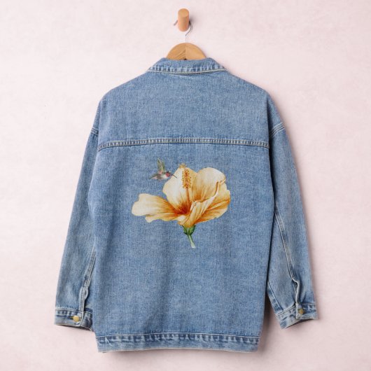 Kolibrie & Hibiscus Denim Jacket (Hangar)