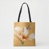Kolibrie & Hibiscus Tote Bag (Voorkant)