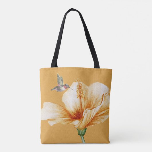 Kolibrie & Hibiscus Tote Bag (Achterkant)