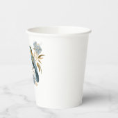 Kolibrie Hydrangea Bloemen Papieren Bekers (Links)