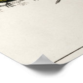  kolibrie illustratie poster (Hoek)