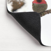 Kolibrie in de winter muismat (Hoek)
