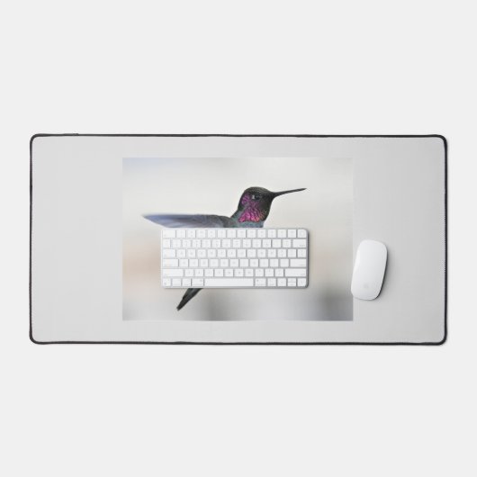 Kolibrie in Flight Desk Mat (Keyboard & Muis)