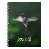 kolibrie in Flight Journal Notitieboek (Voorkant)