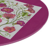 Kolibrie in roze snijplank (Hoek)