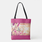 Kolibrie In Tuin Canvas tas (Achterkant)