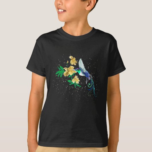 Kolibrie in vlucht t-shirt (Voorkant)