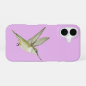 Kolibrie iPhone 16 Hoesje (Achterkant horizontaal)