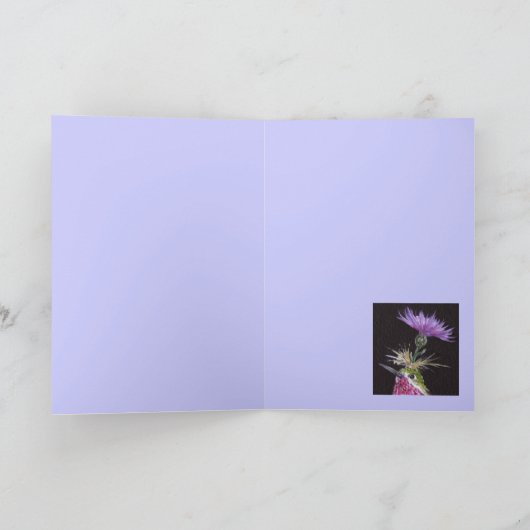 kolibrie kaart (Binnen)