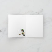 Kolibrie Kaart lichtgroen (Binnen)