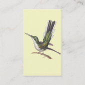 Kolibrie Kaarten, tuinontwerper, cadeauwinkel, enz Visitekaartje (Achterkant)