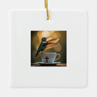 Kolibrie Keramiek Ornament