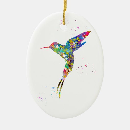 Kolibrie Keramisch Ornament (Voorkant)