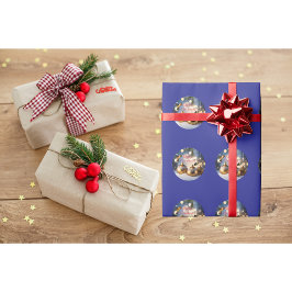 Kolibrie Kerst inpakpapier