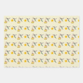Kolibrie Kerst Inpakpapier Vel (Voorkant)