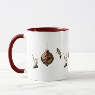 Kolibrie Kerst Koffiekop Mok