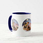 Kolibrie Kerst Koffiekop Mok (Voorkant links)
