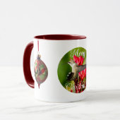 Kolibrie Kerst Koffiekop Mok (Voorkant links)