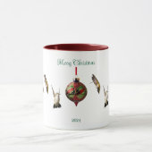 Kolibrie Kerst Koffiekop Mok (Midden)
