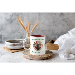 Kolibrie Kerst Koffiekop Mok