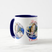 Kolibrie Kerst Koffiekop Mok (Voorkant links)