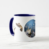 Kolibrie Kerst Koffiekop Mok (Voorkant links)