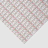 Kolibrie Kerst Tissue Papier (Detail)