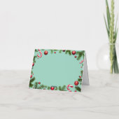 Kolibrie Kerstkaart Kaart (Achterkant)