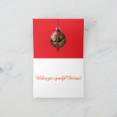Kolibrie Kerstkaart Kaart (Binnen)
