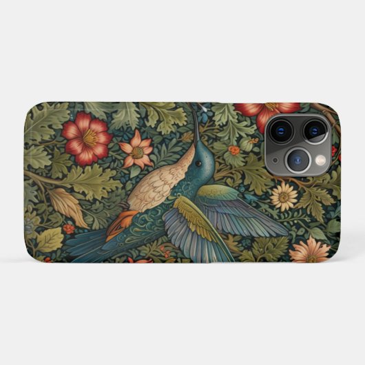  kolibrie kunst botanische boho chic Case-Mate iPhone case (Achterkant (horizontaal))