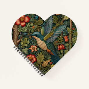  kolibrie kunst botanische boho chic notitieboek