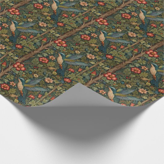 kolibrie kunst schilderij cadeaupapier (Hoek)