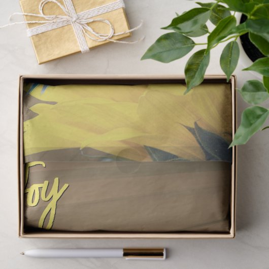 Kolibrie Kunst & Zonnebloem Fotografie Mix Tissuepapier (Geschenk)