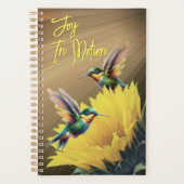 Kolibrie Kunst & Zonnebloem Fotomix Planner (Voorkant)