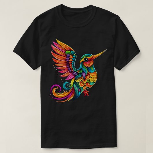 Kolibrie lachend t-shirt (Design voorkant)