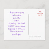 Kolibrie lav & turkoois ansichtkaart - elke gelege uitnodiging briefkaart (Achterkant)