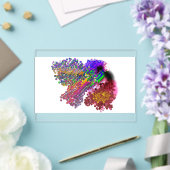 Kolibrie liefde acryl uitnodigingen (Insitu (Huwelijk))